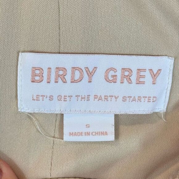 Birdy Grey Floor Length Formal Light Tan Maxi Dress With Pockets Women's Small - Picture 6 of 14